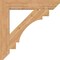 Ekena Millwork Merced Slat Smooth Bracket, Western Red Cedar, 5 1/2"W x 36"D x 36"H BKT06X36X36MRC06SWR - alternate 2